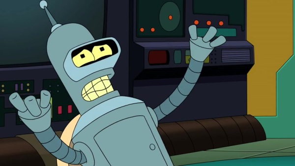 Bender in "Futurama"